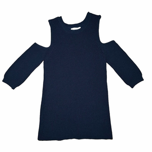 RD Style Black Cold Shoulder Sweater Size Medium